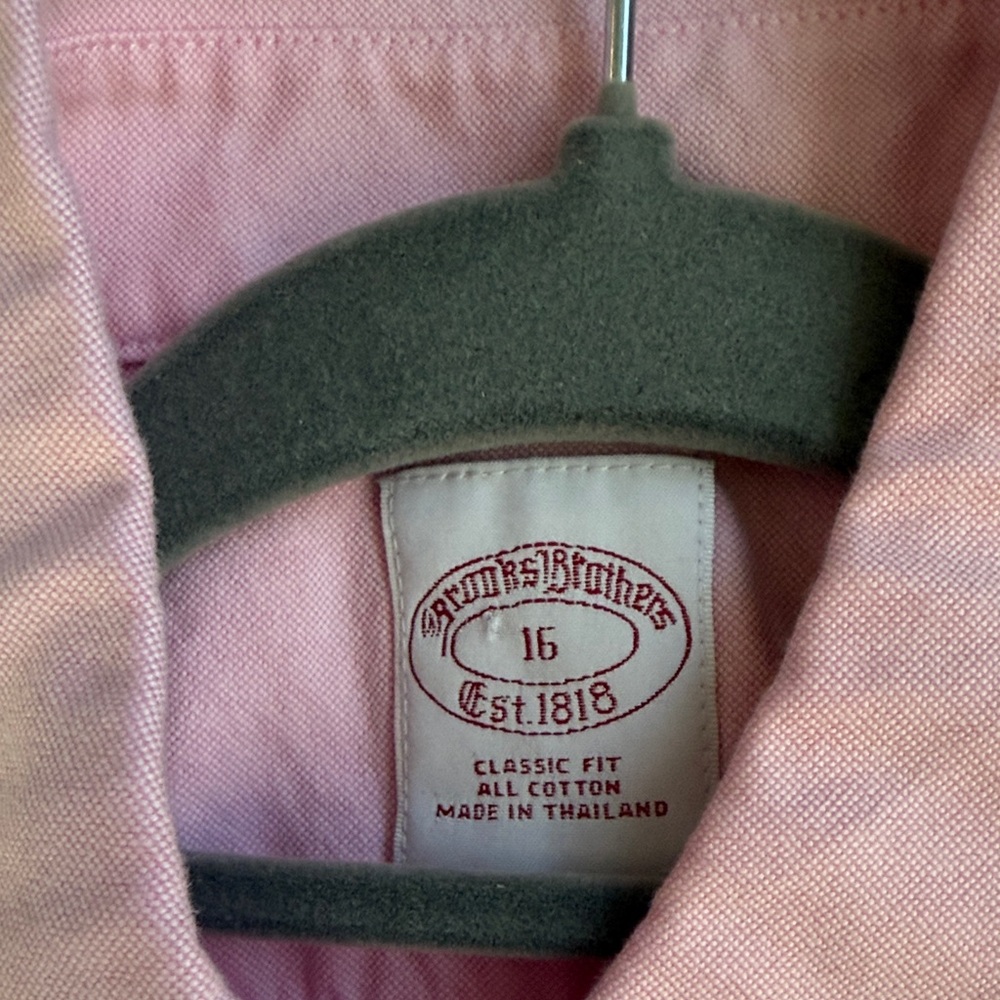 Brooks Brothers Light Pink Casual Button Down Shirt - Picture 2 of 10
